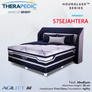 Kasur Springbed Hourglass Series THERAPEDIC AGILITY M – Full Set