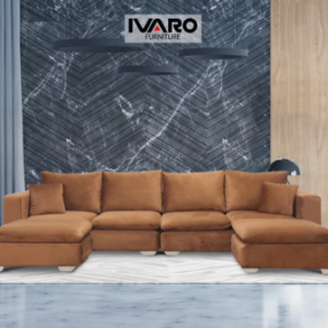 ROTONEMA L SOFA IVARO -Sofa Sudut-Sofa L Minimalis-Kursi L -Sofa Tamu