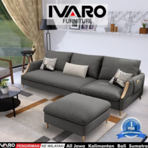 Sofa L -Sofa Sudut-Sofa L Minimalis-Kursi L -Sofa Tamu GORBY IVARO