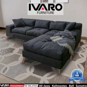 URBAN L SOFA IVARO -Sofa Sudut-Sofa L Minimalis-Kursi L -Sofa Tamu